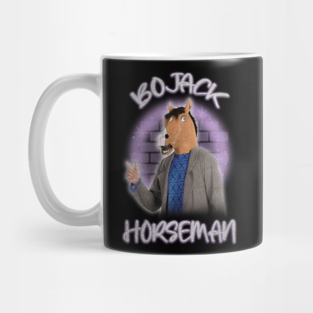 Bojack Horseman Airbrush Design by Knockbackhaunt